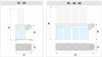 Icon Bag Dust Collector Dimensions