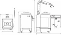 Jetclean DF Self-Cleaning Extractor Dimensions-4